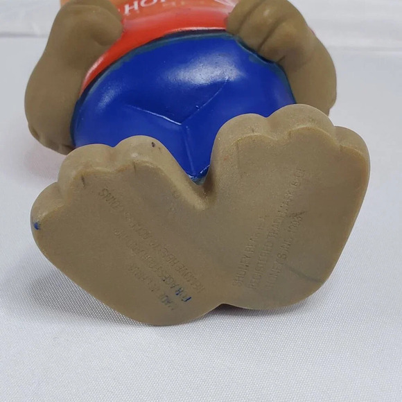 Shoneys Bear Coin Bank 1993 Vintage 8" Tall Remove Head To Access Coins - Picture 8 of 12